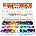JOREST 280 Pcs Car Fuses Assortment Kit,182 Mini Blade Assorted Fuses Automotive + 98 Standard Auto Fuse Replacement for Camper RV Motorcycle Boat (2A 3A 5A 7.5A 10A 15A 20A 25A 30A 35A 40AMP ATO)