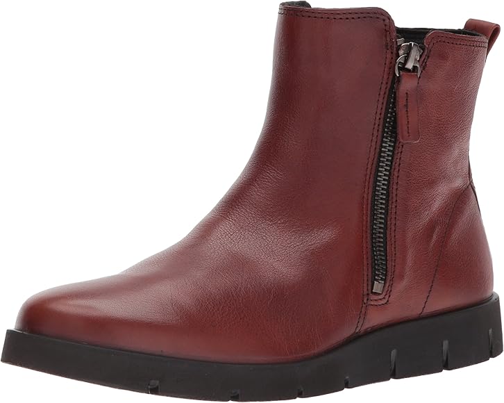 ecco bella zip low bootie