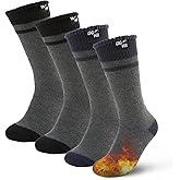 DG Hill Winter Thermal Socks - Warm Sock for Men Women Cold Weather - Insulated Heated Socks Thick Snow Sock