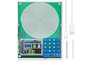 Relaxweex 0.1Hz-200000Hz Adjustable Schumann Sine Wave Resonance Generator Ultra Low Frequency Generator Resonator Sound Frequency Machine with USB and Magnetic Acrylic Case