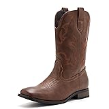 Cowboy Boots for Men Classic Embroidered Western