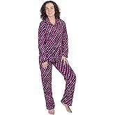 Women's 2-Piece Ultra-Soft Micro Fleece Pajama Set - For Sleeping or Lounging
