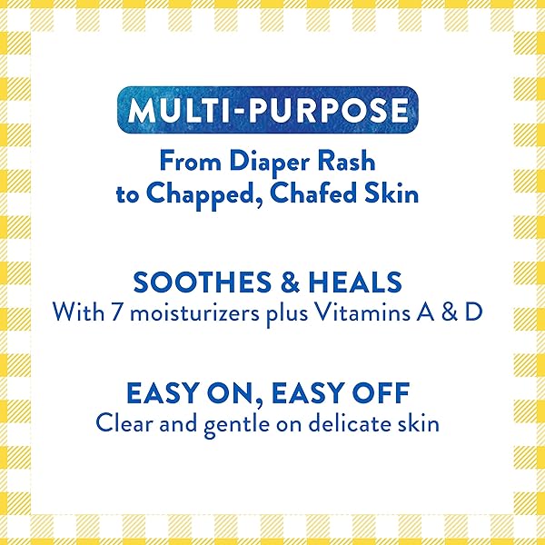 BALMEX MULTI-PURPOSE HEALING OINTMENT & SKIN PROTECTANT FOR DIAPER RASH AND CHAFING, WITH PETROLATUM, 7 MOISTURIZERS AND VITAMINS A&D, PEDIATRICIAN RECOMMENDED AND PARABEN-FREE, 3.5OZ