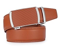guvoosm Mens Belt,Ratchet Dress Adjustable Belts