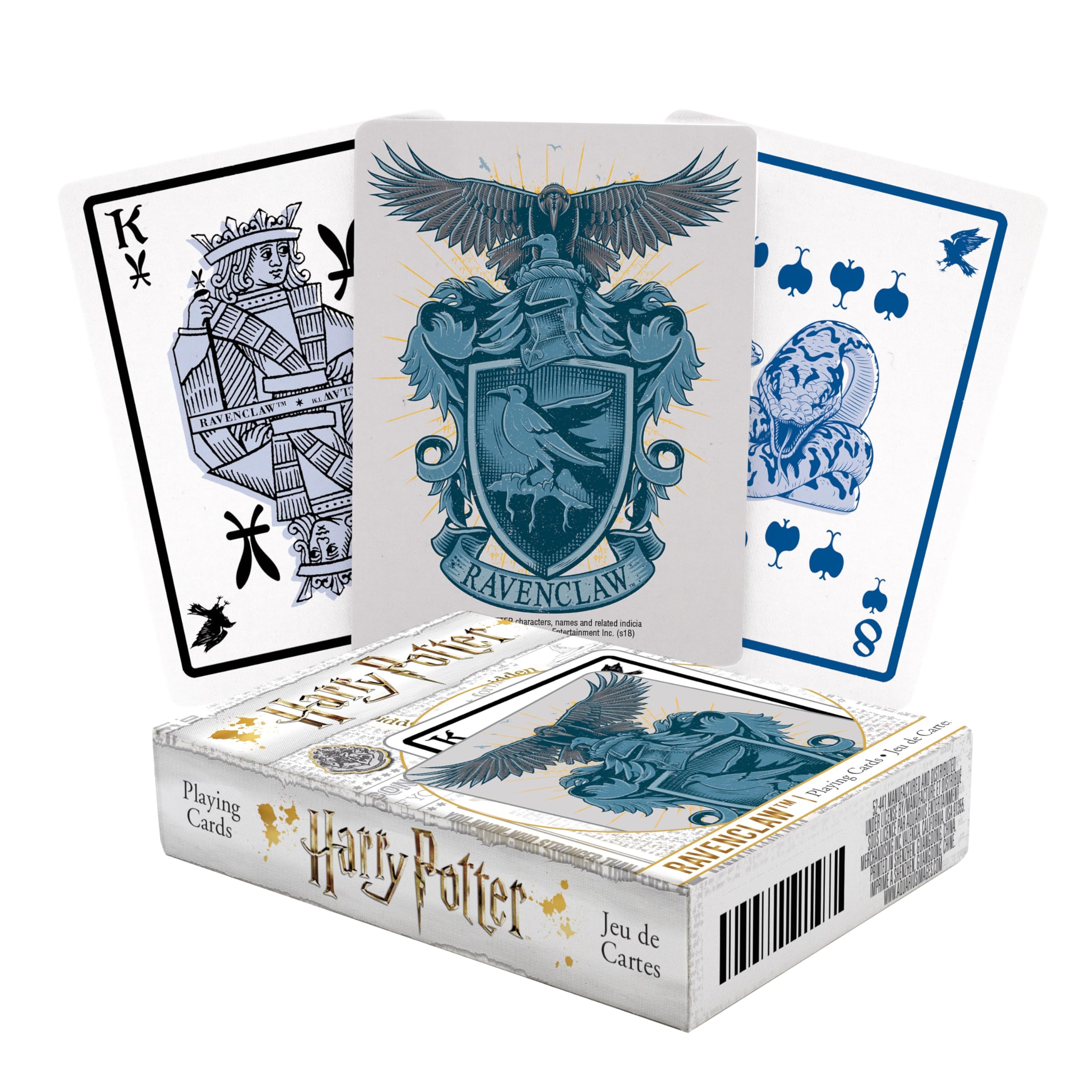AQUARIUS Harry Potter Playing Cards Ravenclaw, Multicolor, 52441