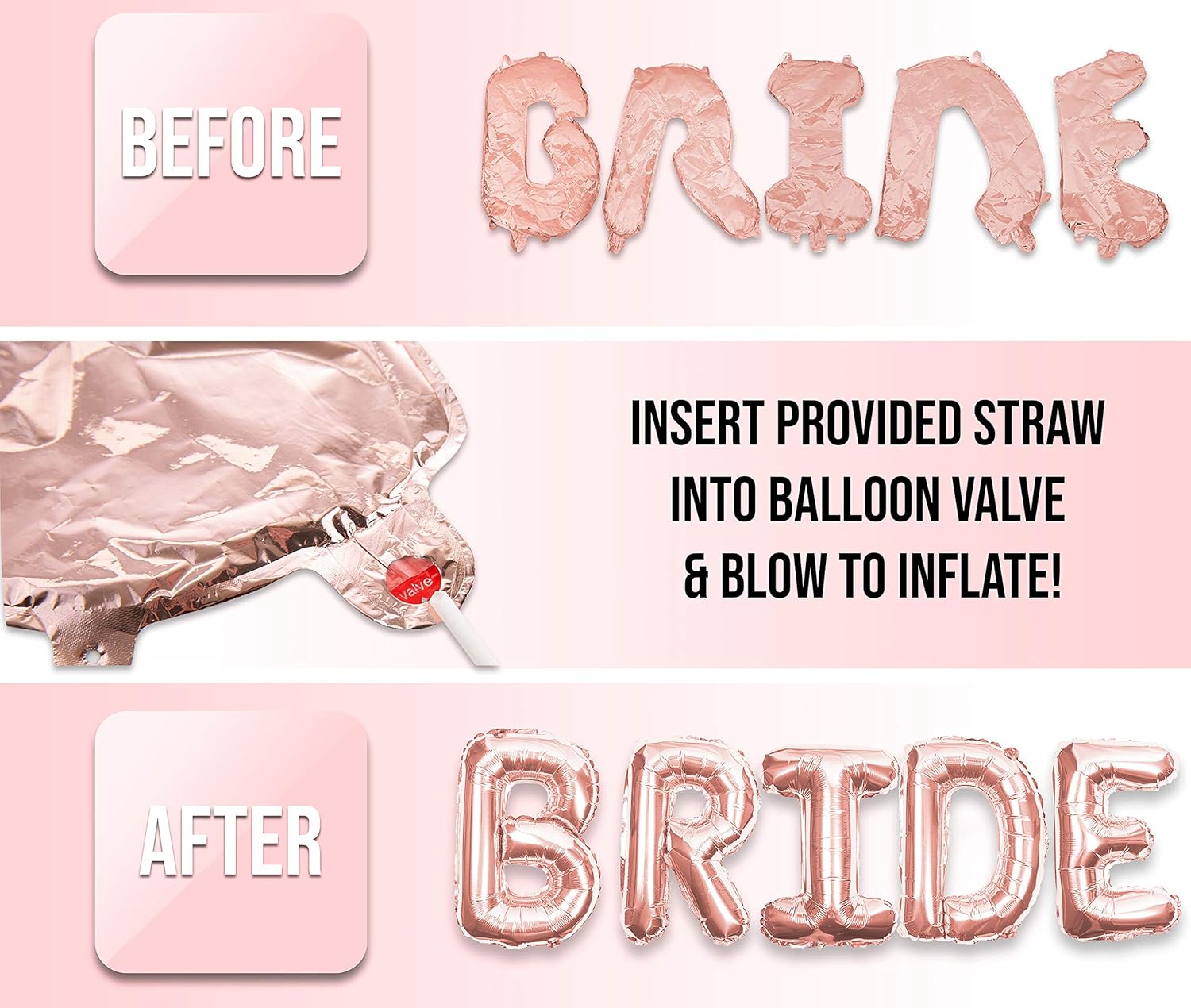 Festively Bachelorette Party Decorations Kit | Bridal Shower Decorations | Wedding Shower Supplies | White and Rose Gold Bachelorette Party Kit | Bride to Be Sash and Bachelorette Decorations: Health & Personal Care