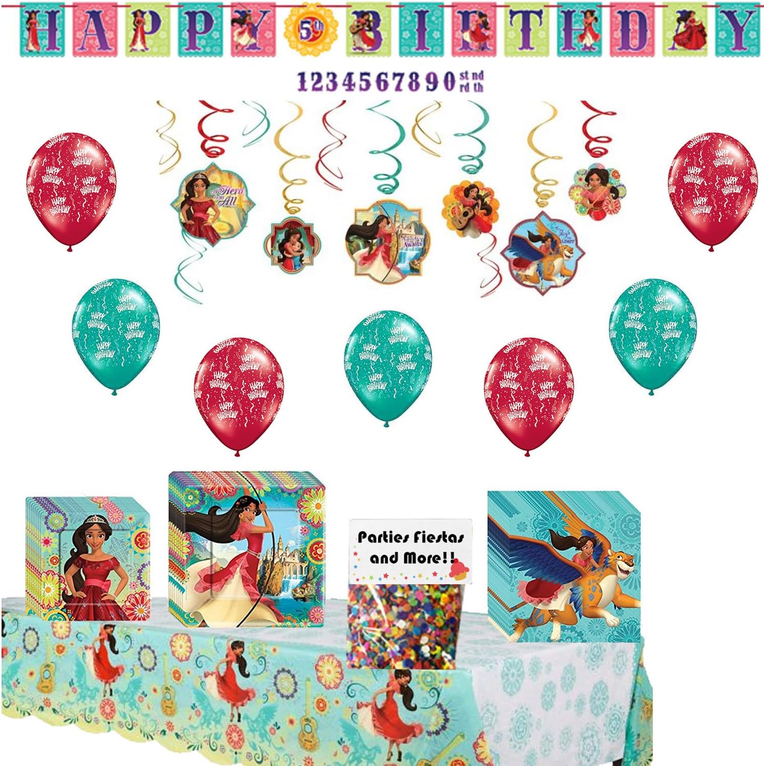 Elena of Avalor Birthday Party Tableware Pack for 16 Guests