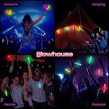 Glowhouse 6 Inch Glow Sticks Party Pack 25 Mixed Lanyards UK Brand view 9