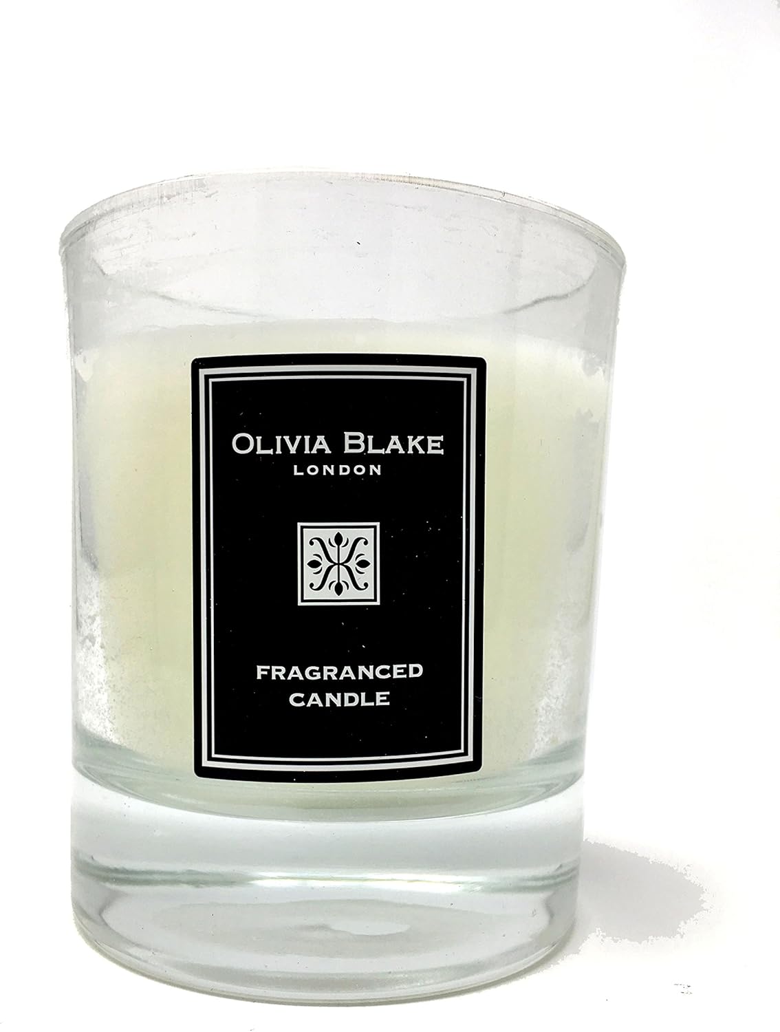 Olivia Blake Scented Candle Cinnamon Bark & White Ginger Amazon.co