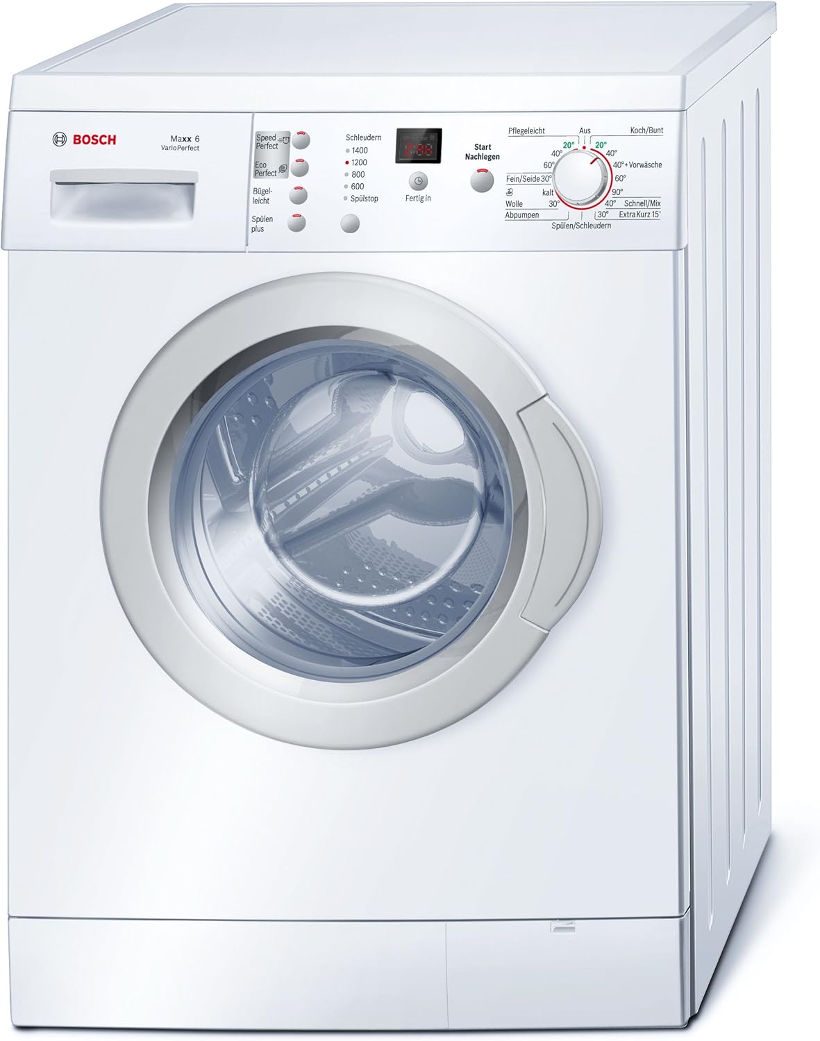 Bosch WAE283P4 Waschmaschine Frontlader Maxx 6 / A+ B / 1400 UpM / 6 kg / weiß / VarioPerfect
