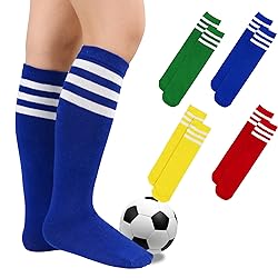 Zando 4 Pairs Red/Blue Youth Boys Royal Blue