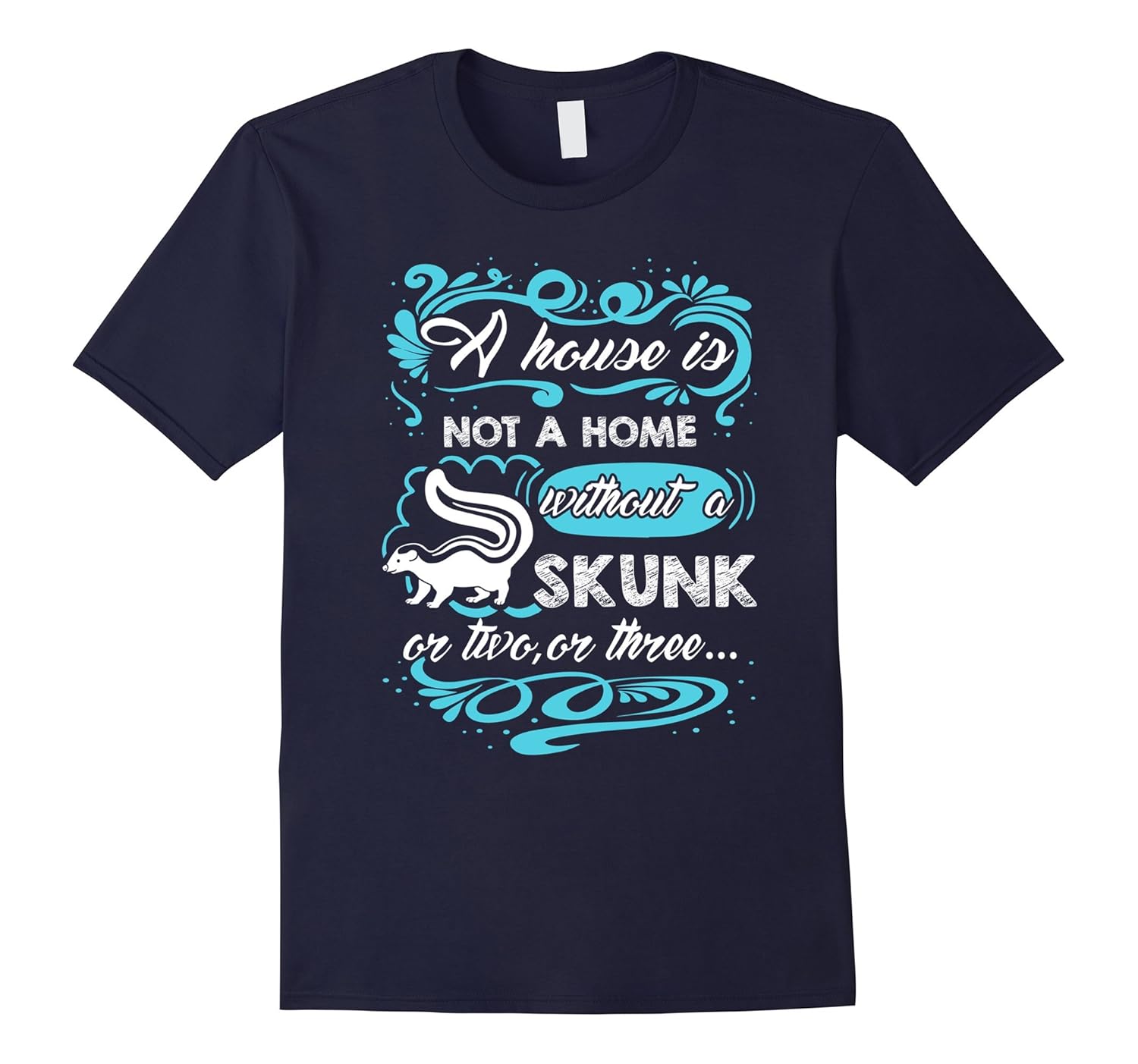 Skunk T-shirt - Without A Skunk Shirts-Rose