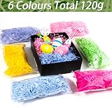 Vaktop Shredded Tissue Paper 120g Multicolour Raffia Filler 6 Colours view 5