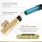 Flexi Hose Extendable Garden Hose 15m 8-Pattern Spray Gun Brass Fittings view 6
