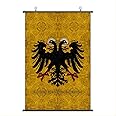 Nice Captain Ancient Empire Banner Empire Flag Scroll Poster Emblem Prints Home Decor (Holy Roman Empire)