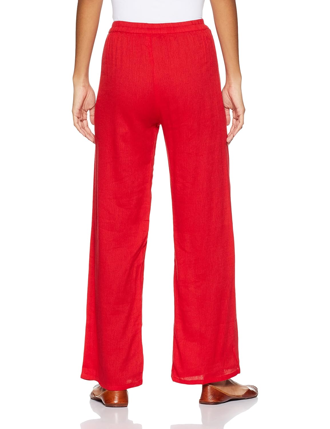 global desi women's relaxed pallazo pants