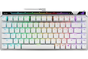 ASUS ROG Falchion Ace 75 HE Wired Analog/Hall Effect Gaming Keyboard – 75% TKL, USB, Hot Swappable HFX V2 Magnetic Switch, Ra