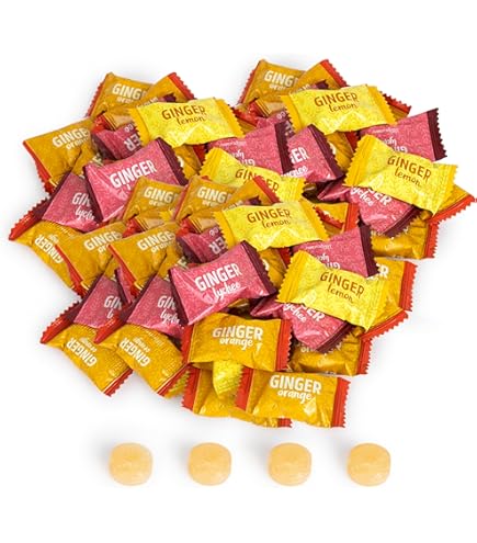 Lemon Ginger Hard Candy_250 Grams (8.8 oz) Product of