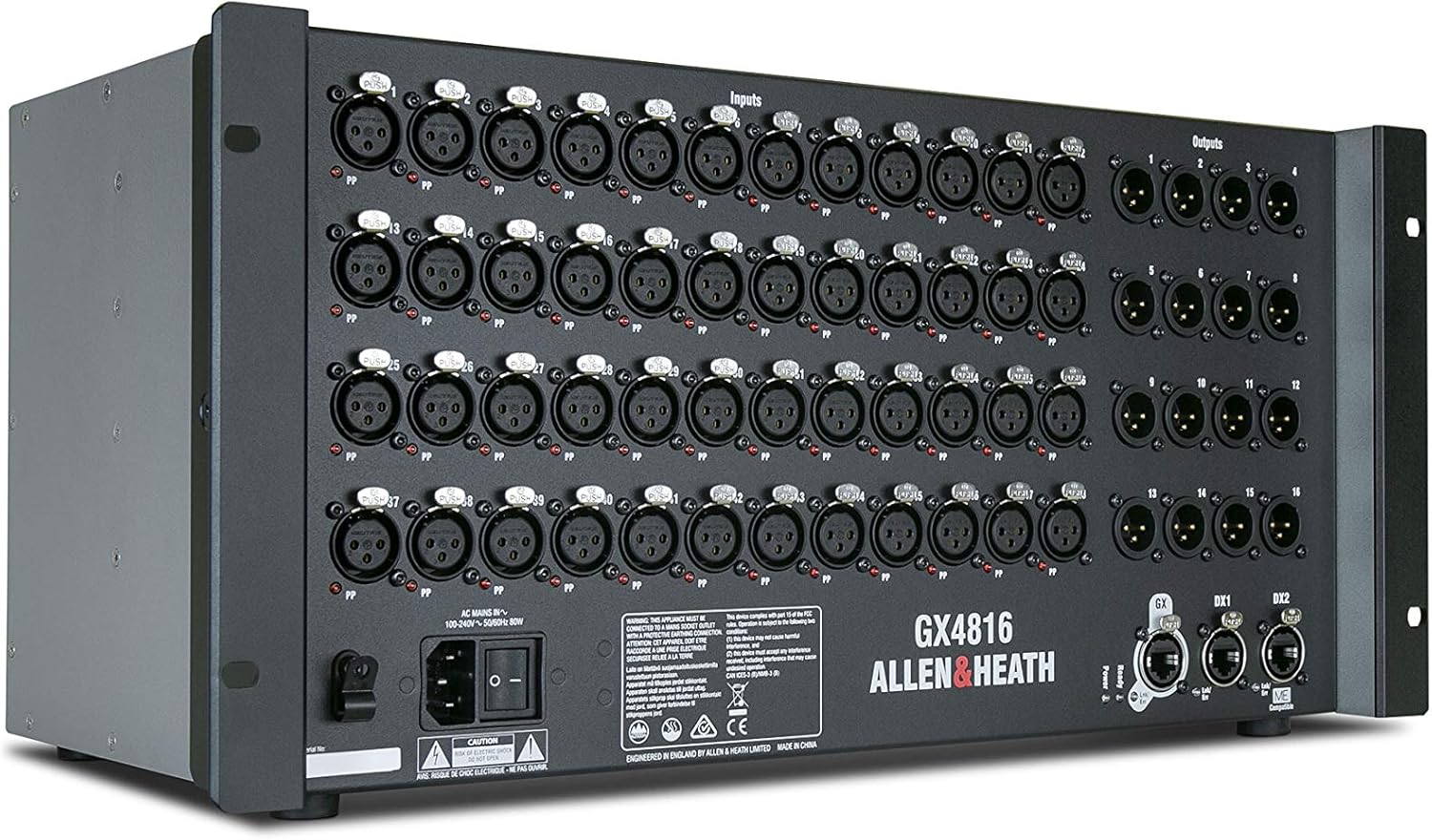 Allen & Heath GX4816 48 XLR Input / 16 XLR Output Audio Expander with DX and ME Connectivity