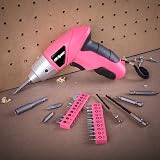 Hi-Spec 27 Pc Pink 3.6V Cordless Screwdriver Set with 23 Bits view 6