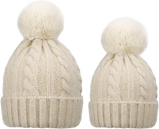 womens wool bobble hat