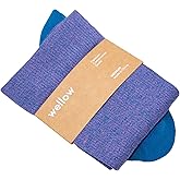 Wellow Wide Calf Compression Socks, Knee High Support, Fit for Men & Women, 18-25 mmHg, Made with Viscose from Bamboo