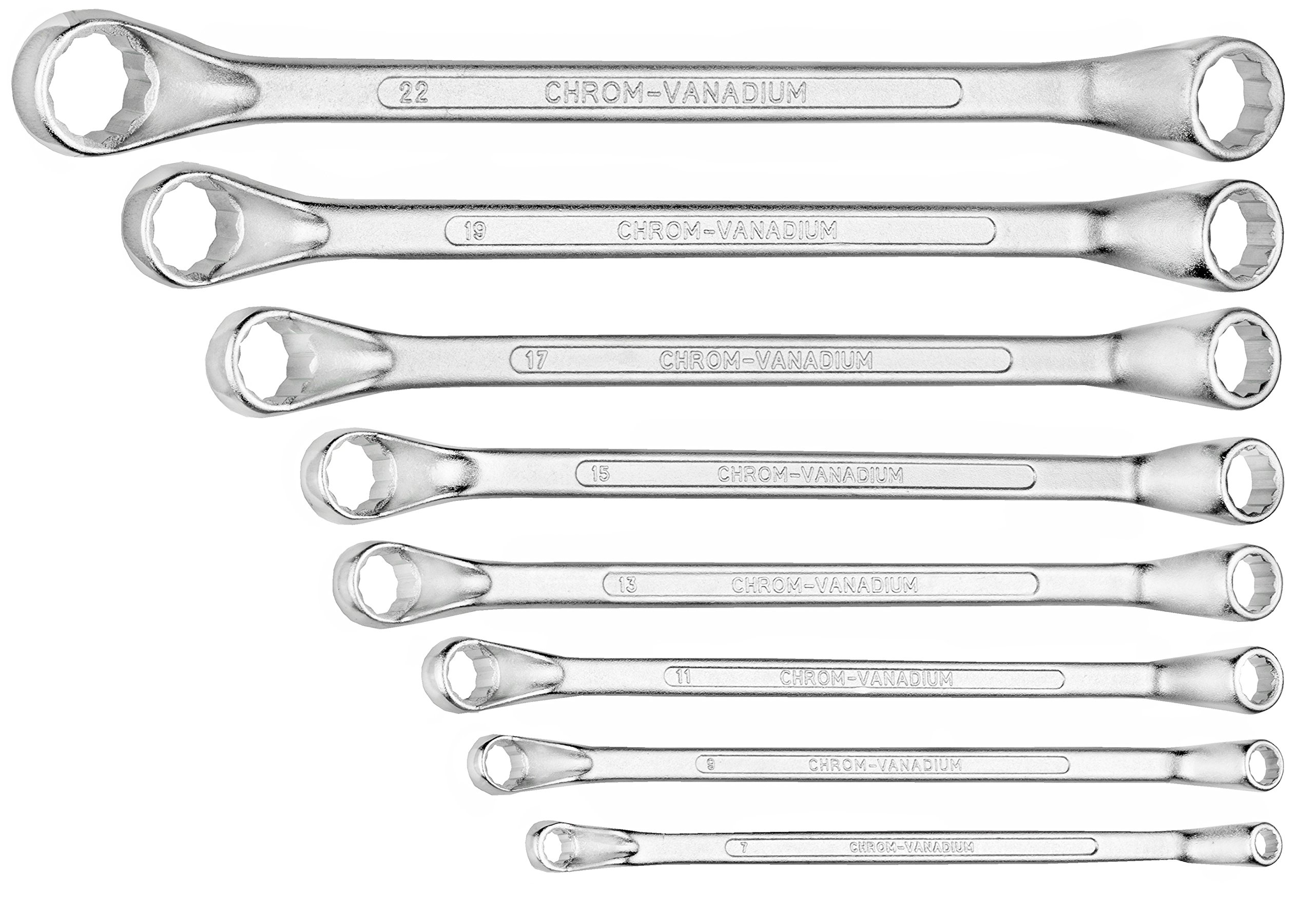 Connex COX533622 Box Wrench Set, Silver, 6-22 mm, 8 Piece