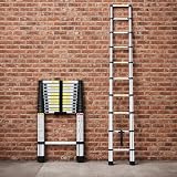 Neo Extendable Portable Foldable Telescopic Ladder EN131 3.8M Steel view 2