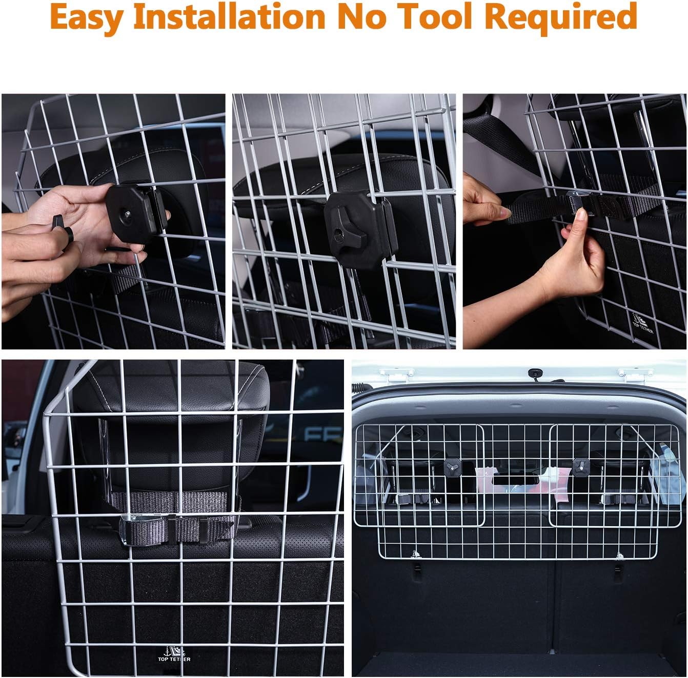 Transportsysteme Kofferraum Trenngitter Universal für Hunde Auto