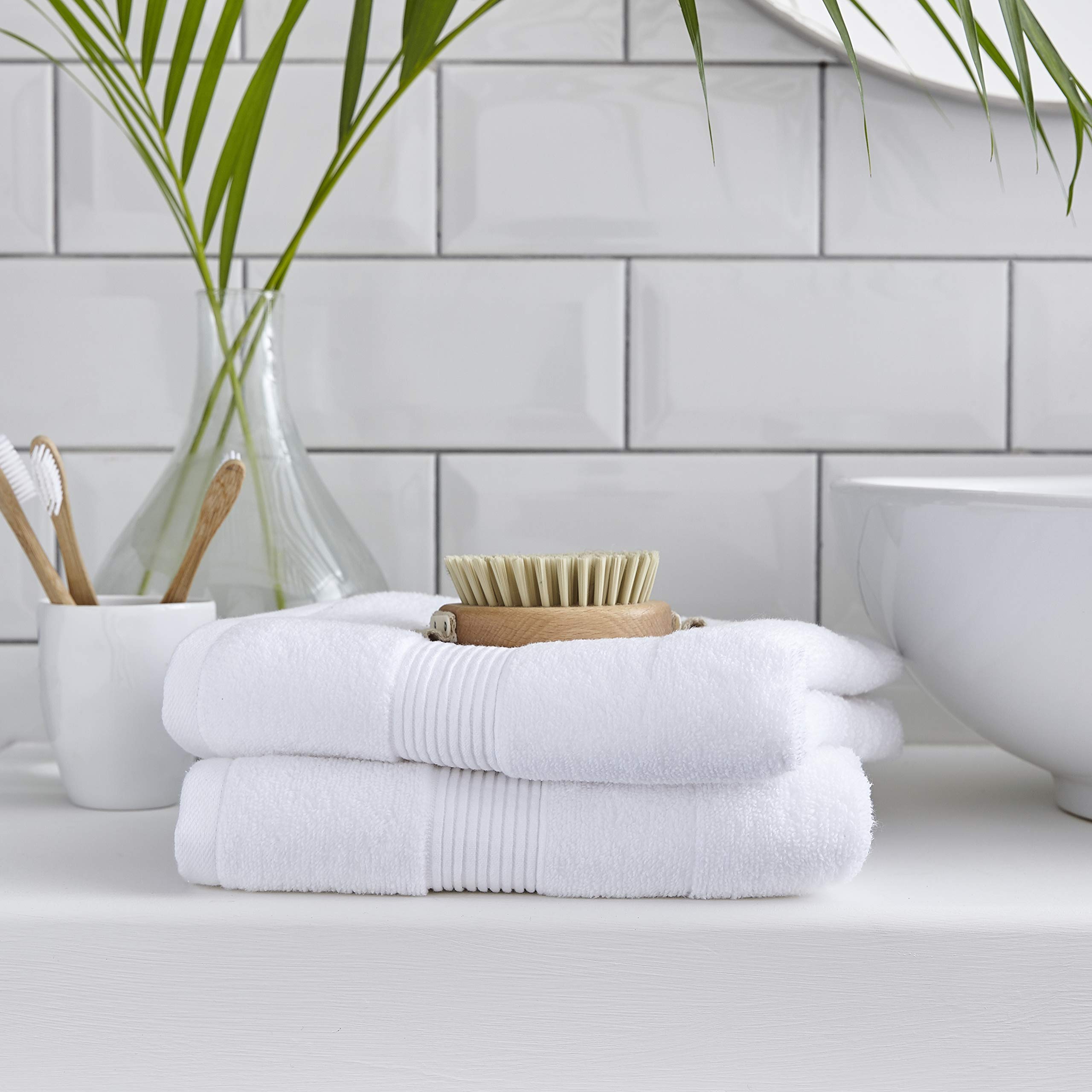 Silentnight Plain Towels - Silver - Bath Towels