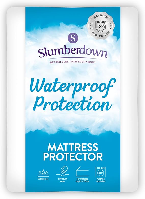 Slumberdown Waterproof Mattress Protector Single Bed Amazon.co.uk