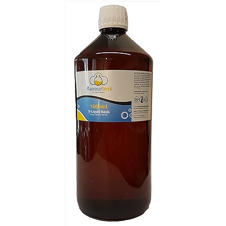 Premium Liquid Base flavourless - 0mg/ml - 1000ml - 50% VG + 50% PG