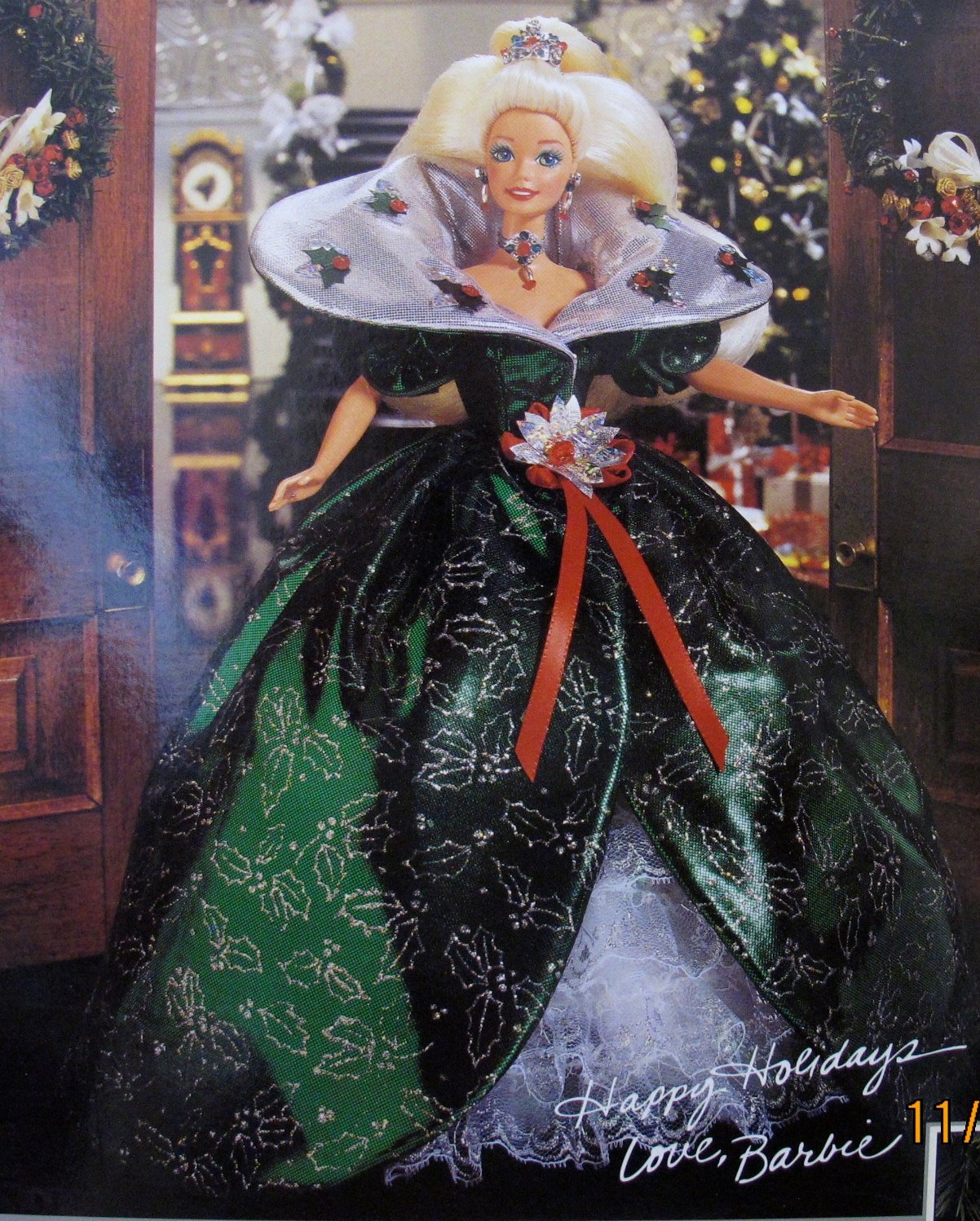 happy holidays special edition barbie 1995