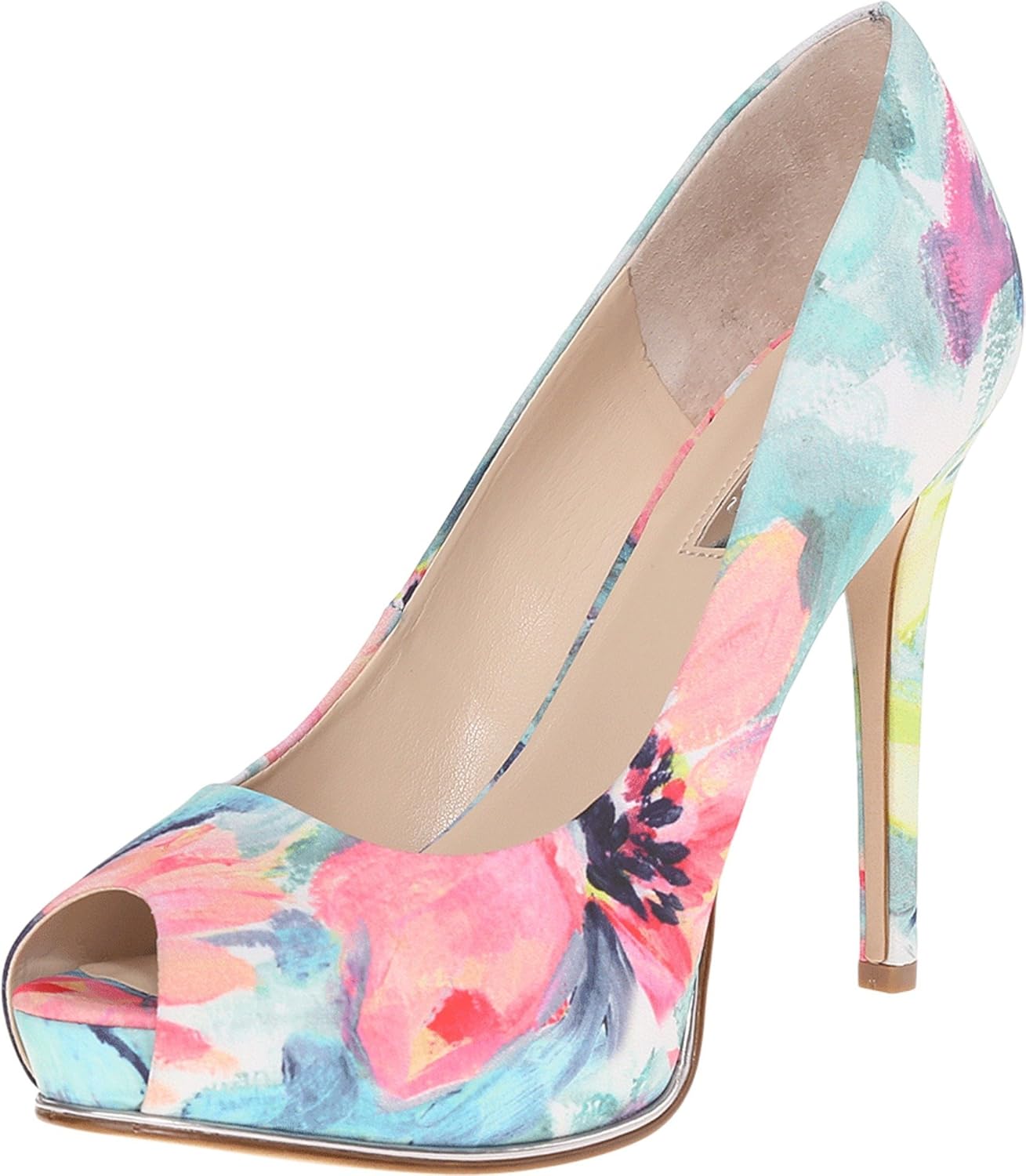 guess floral pumps