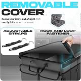 FORTEM Car Boot Organiser Collapsible SUV Storage 85L 600D Oxford view 5