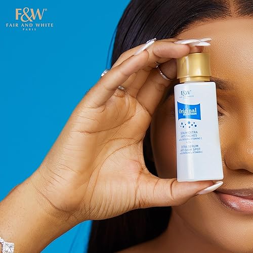 FAIR & WHITE Original Glutathione Dark Spot Serum - 1 fl oz / 30ml - Skin Brightening Serum, Helps FAIR & WHITE Original Glutathione Dark Spot Serum - 1 fl oz / 30ml - Skin Brightening Serum, Helps