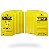 TRADESAFE Caution Out of Service Tags - 30 Yellow