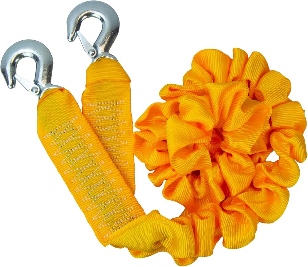 AA 4T Heavy Duty Tow Rope Yellow Strap 4 Tonnes Towing Belt AA6226