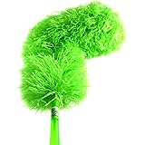Fluffy Microfiber Duster | Best Green Cleaning Washable Dusters,Reusable Micro Fiber, Bendable; Extendable-Add Your Handle For Long Reach, Eco Friendly by CleansGreen Not Ostrich Feather or Lambs Wool