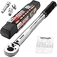 EPAuto 3/8-Inch Drive Click Torque Wrench 10-80 ft-lb. / 13.6-108.5 Nm 1.5" Wx1 Dx14.5 H