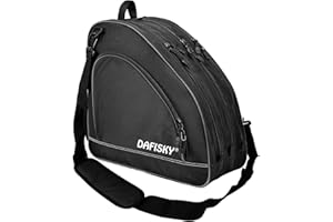 DAFISKY Roller Skate Bag - Ice Skate Bag Fits Inline Skates Quad Skates Rollerblades Figure Skates for Women Men Youth