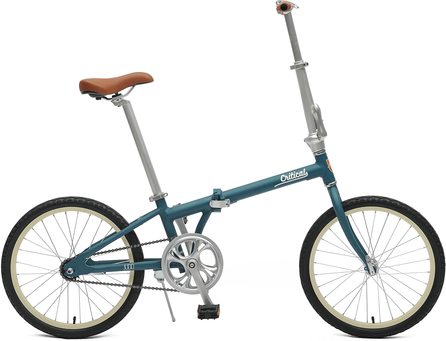 Critical Cycles Unisex's Judd SingleSpeed Folding Bike with Coaster