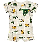 John Deere Truck Romper Newborn to Toddler Sizes (Newborn - 3T)