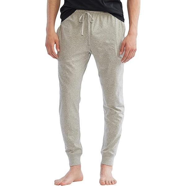 POLO RALPH LAUREN Rib Waistband Knit Sleepwear Joggers Blue Eclipse Camo LG  at Amazon Men's Clothing store