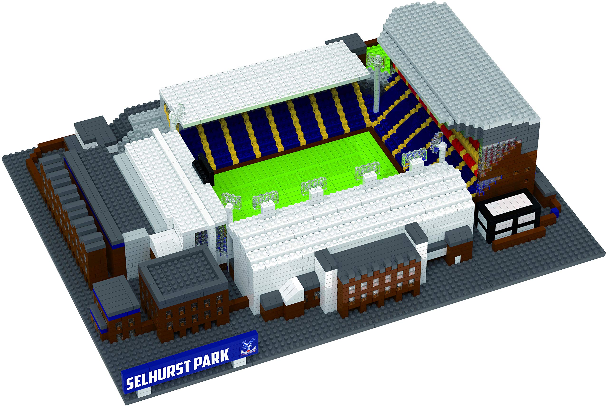 FOCO Officially Licensed Crystal Palace FC Selhurst Park BRXLZ Stadium 3D Bricks Construction Toy Model