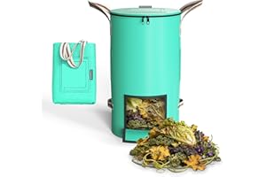 SPONDWILD Reusable Garden Yard Waste Bag – 14.39Gallon Breathable Thickened Reusable Lawn Bag, with 4 Handles for Easy Moving & Foldable Design, for Leaf & Miscellaneous Debris Collection(Green)