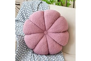 Znhinery Round Floor Pillow Cushion, Pumpkin Pillows Decorative Throw Pillows for Couch Bed, Thick Circle Floor Seat Cushions Home Decor Pillows Chair Sofa Cushion for Adults