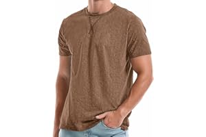 KLIEGOU Men's T-Shirts - Premium Cotton Crew Neck Tees S - 4XL