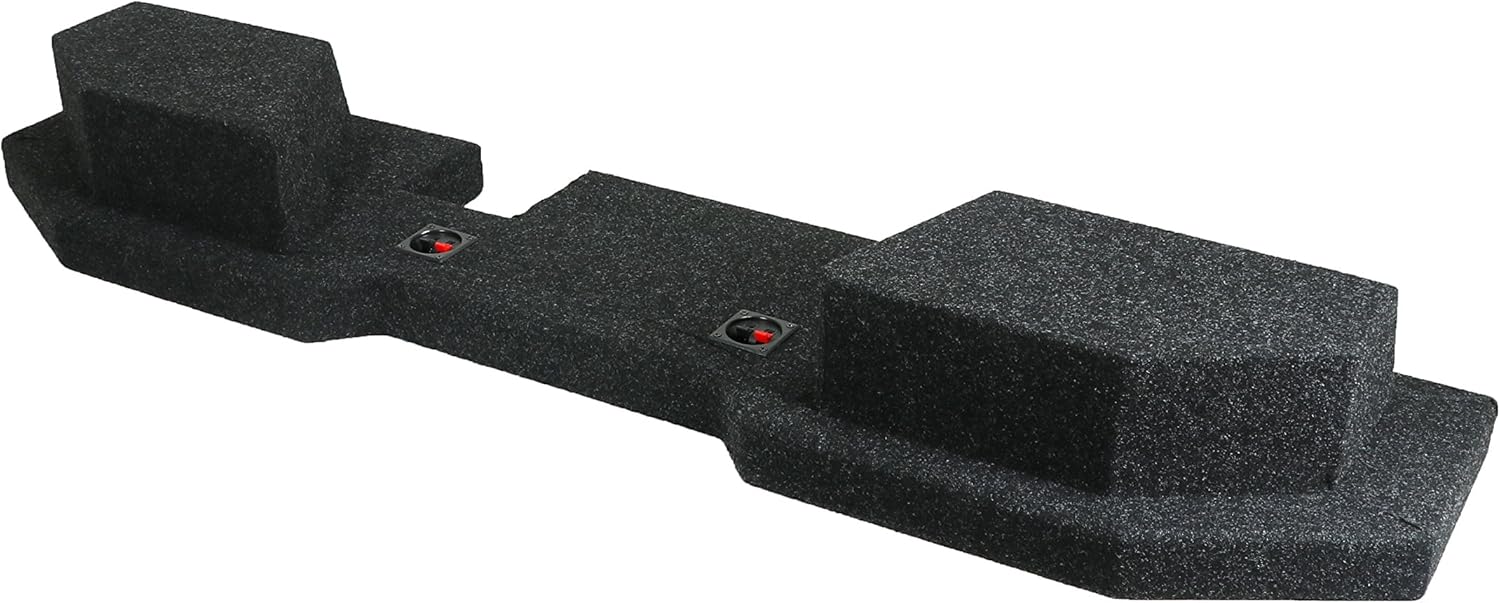 Bbox A202-10CP Dual 10" Sealed Carpeted Subwoofer Enclosure - Fits 2002-2018 Dodge Ram Quad Cab: Car Electronics