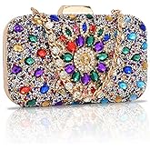 AIBAOWU Rhinestone Purses for Women Rhinestone Evening Bag for Wedding Clutch Luxury Handbags Crossbody Bag for Party Prom | Rhinestone Purses, for Wedding, Luxury Handbags, for Party, for Prom